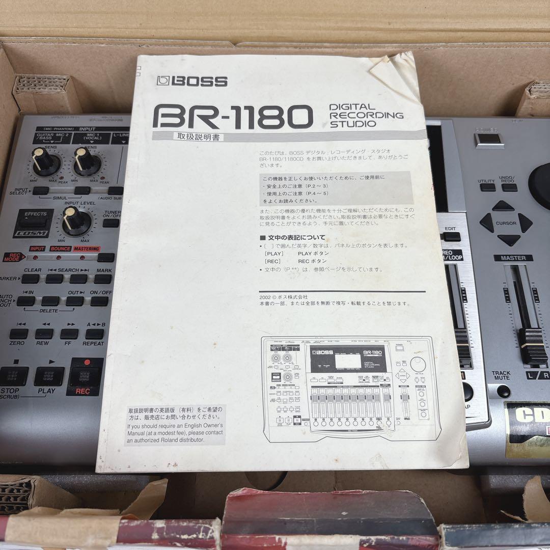 【箱付き】BOSS BR-1180 CDマルチトラックレコーダー ジャンク