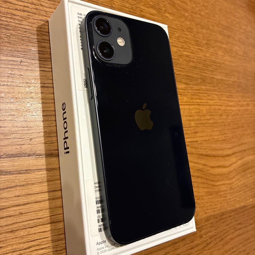 iPhone 12 miniブラック 本体128GB 割れ破損なし　iFace
