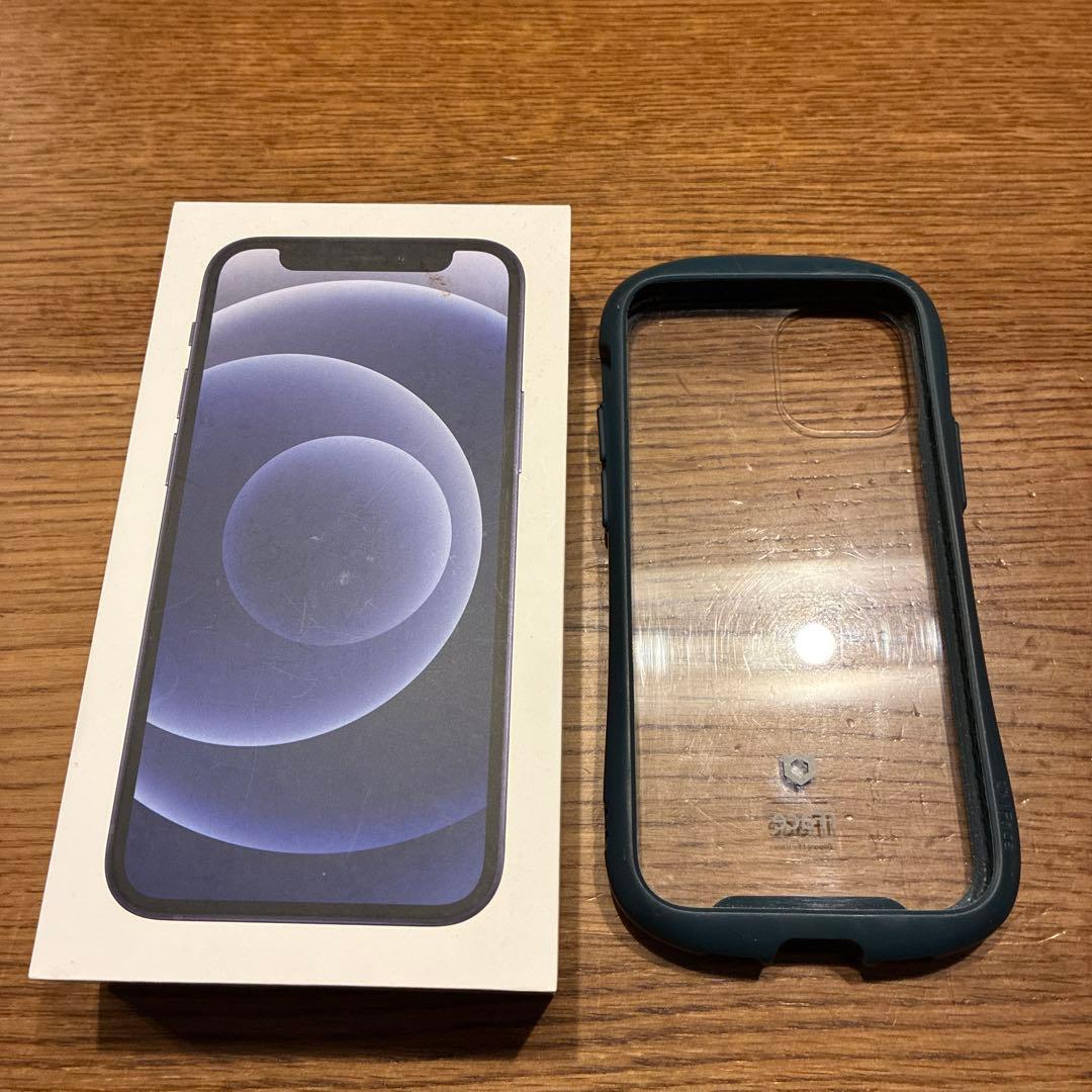 iPhone 12 miniブラック 本体128GB 割れ破損なし　iFace