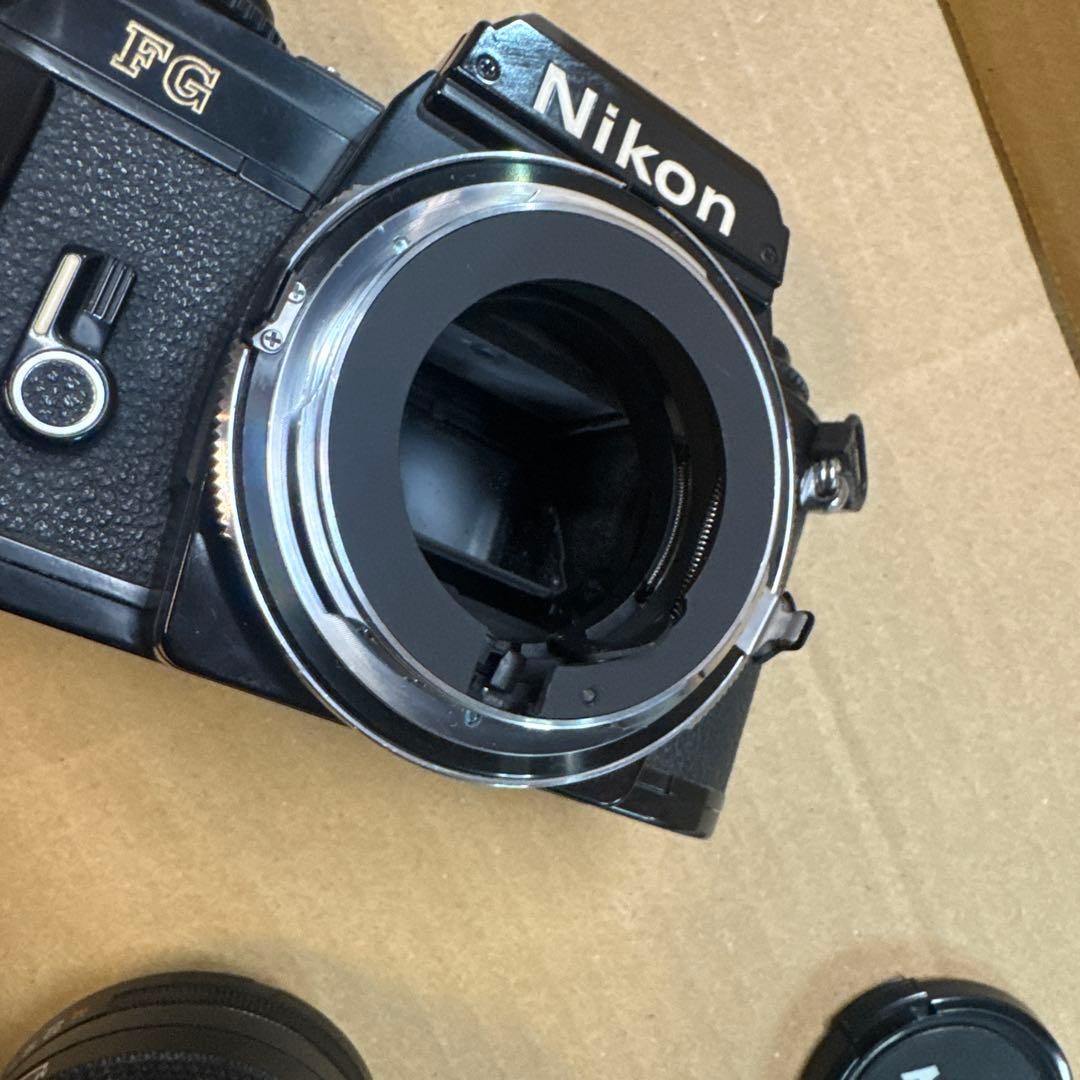 NIKON FG ブラック フィルムカメラ　ヴィンテージ　国産品