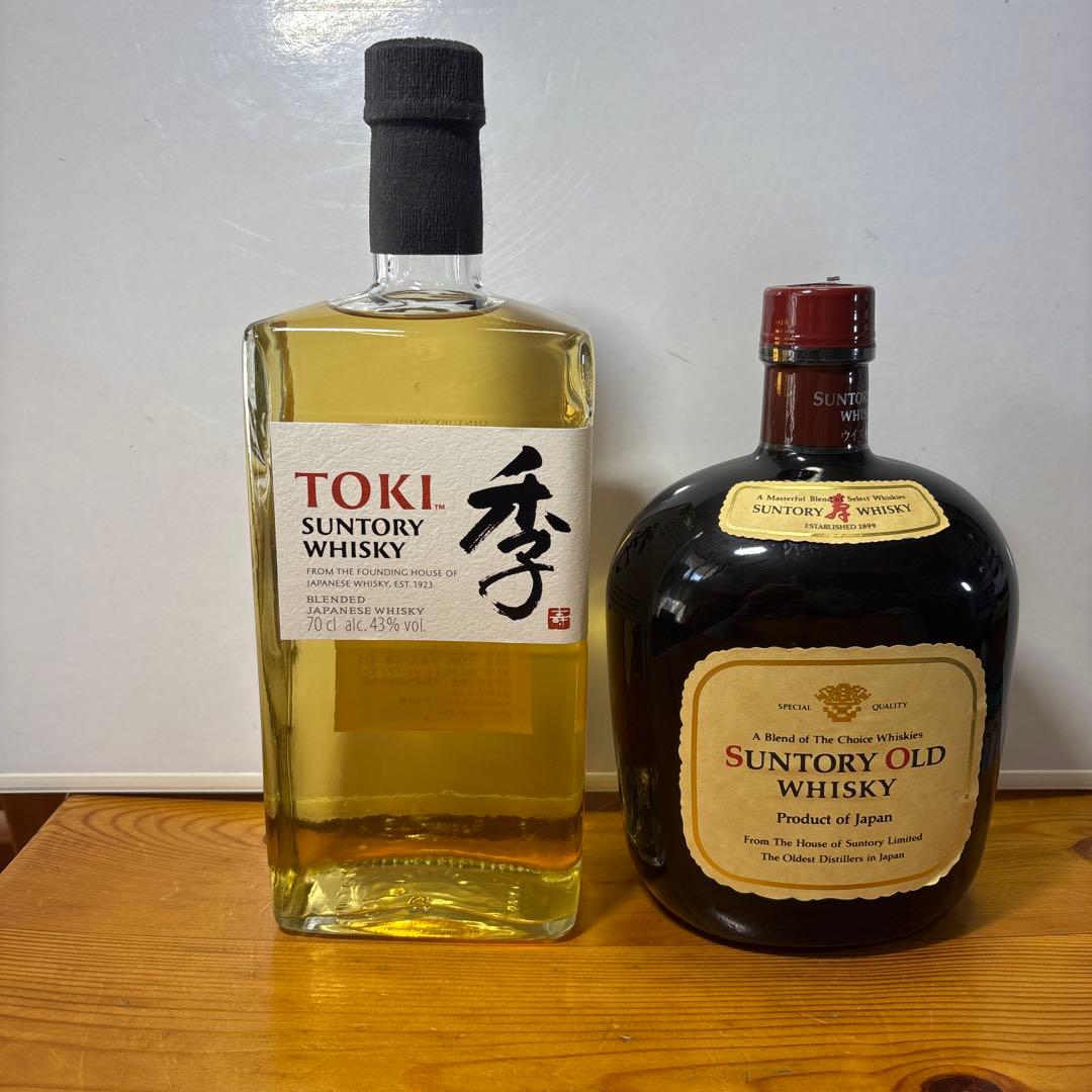 サントリー季700ml 43%&オールドウイスキー 750ml 43% ２本