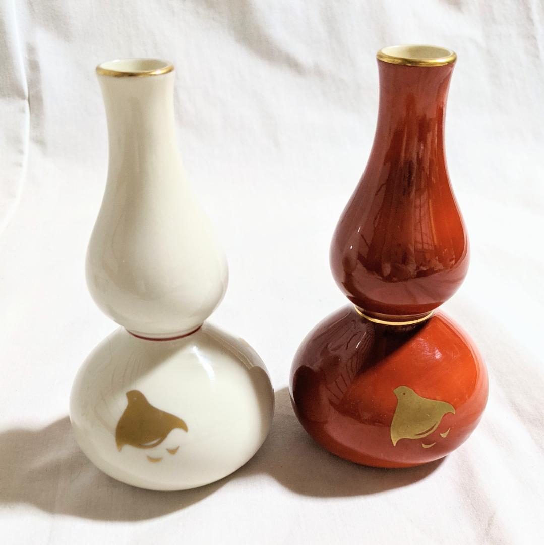 【お正月】紅白千鳥酒器揃　徳利 おちょこ 酒盃