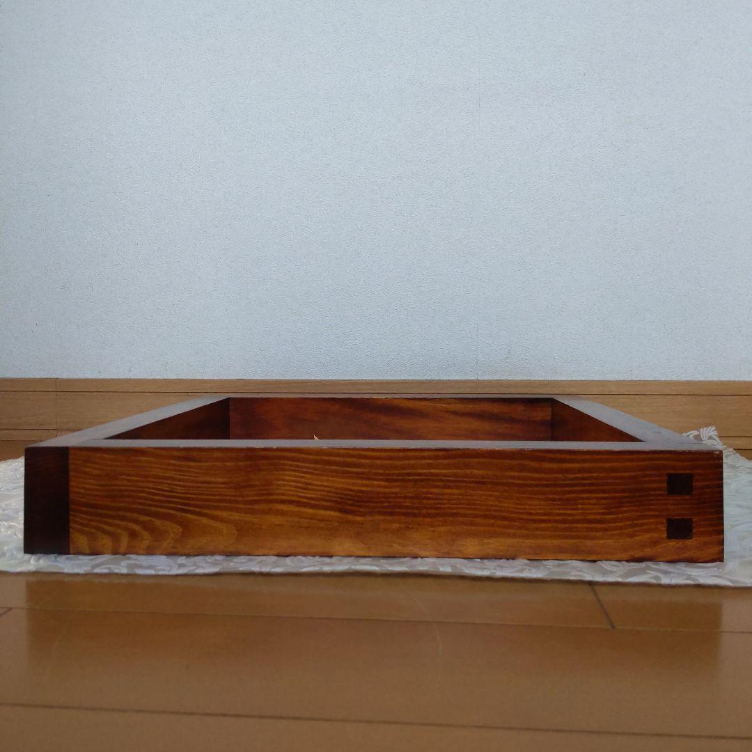 茶道具　炉縁　鱗鶴蒔絵　絵師︰鈴木光入　表千家　裏千家　平安　【匿名配送】