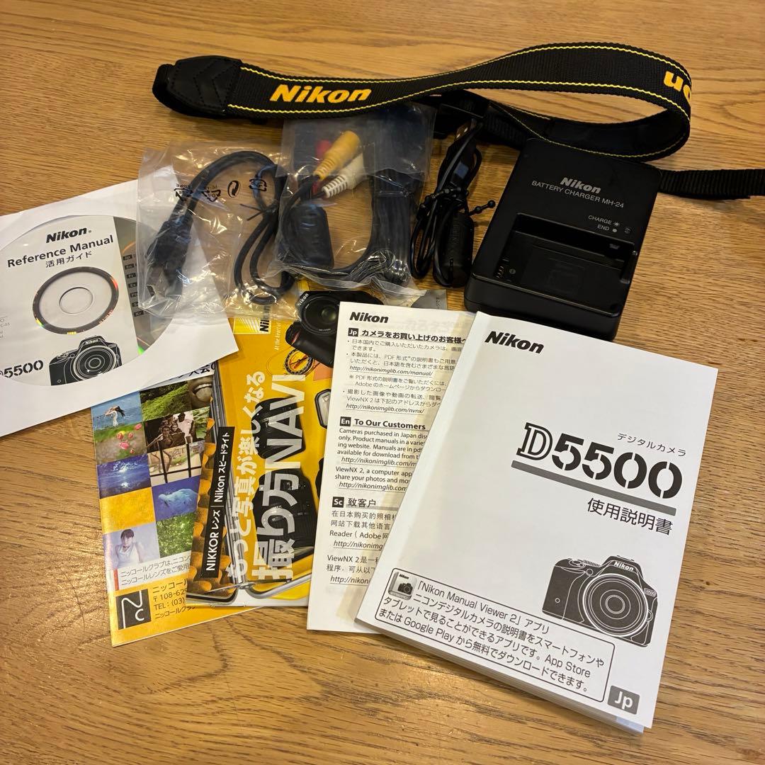 Nikon D5500 デジタル一眼レフ 本体とレンズセット