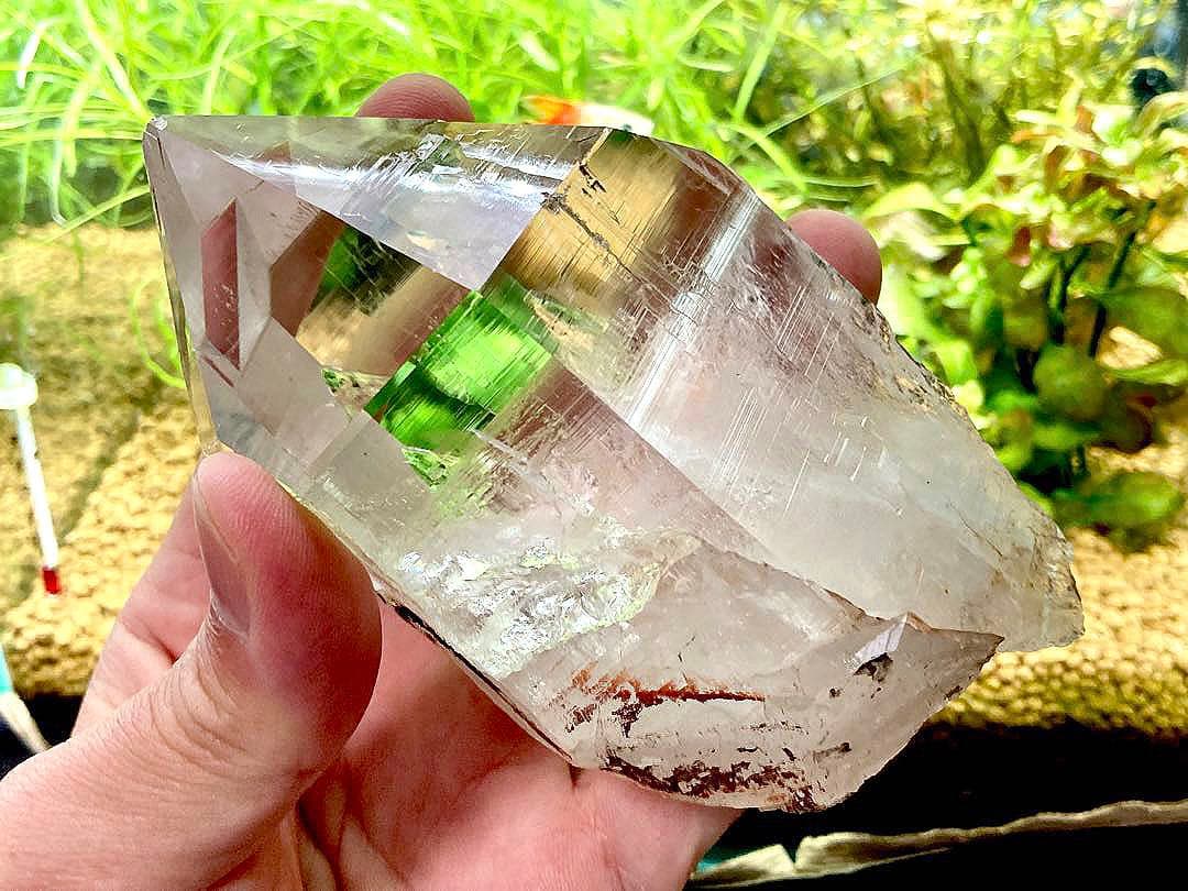 クニ　再販不可　夢幻品質　幻のカイラス聖山産　虹のヒマラヤレムリアンの原石
