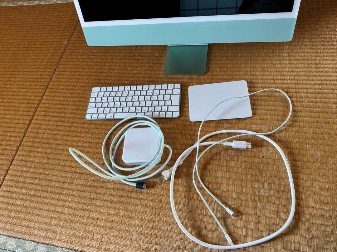 【美品】Apple iMac 24インチ 256GB グリーン メモリ16GB