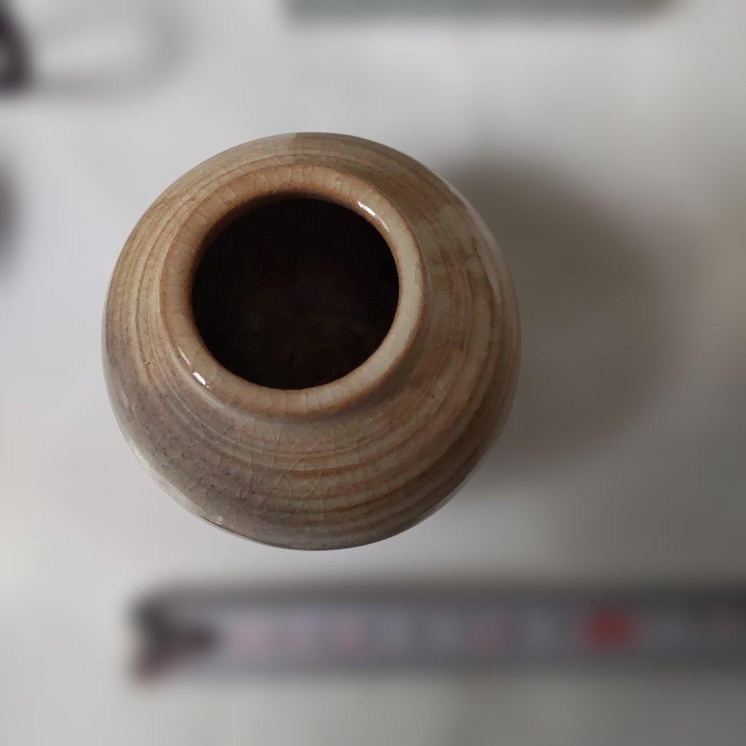 萩焼 文琳茶入 仕覆 有楽緞子 茶道具 茶入 美品 です。