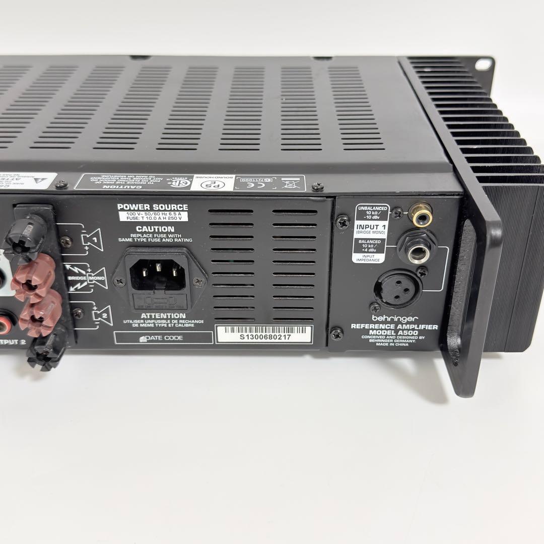 BEHRINGER ベリンガー REFERENCE AMPLIFIER A500