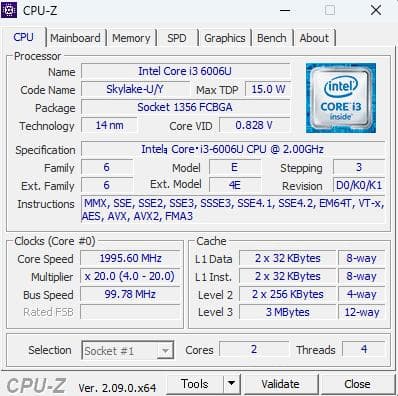 Windowsノート本体 NEC VersaPro VK20LF-U i3 6006U/4GB