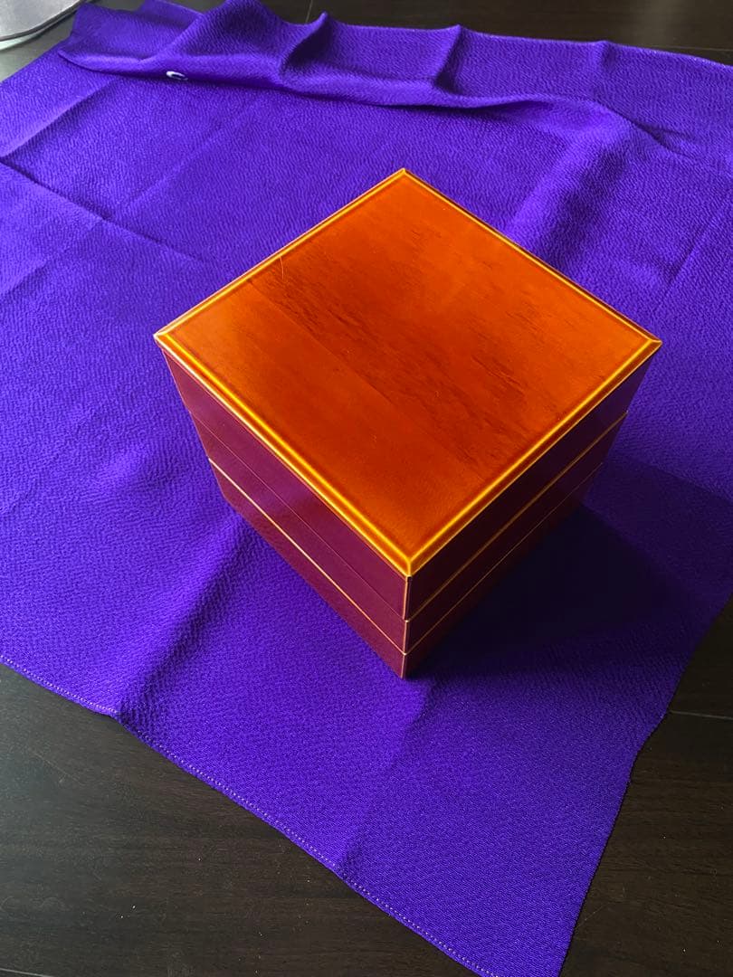 伝統的工芸品 飛騨春慶塗 二段重　お正月　おせち　漆器