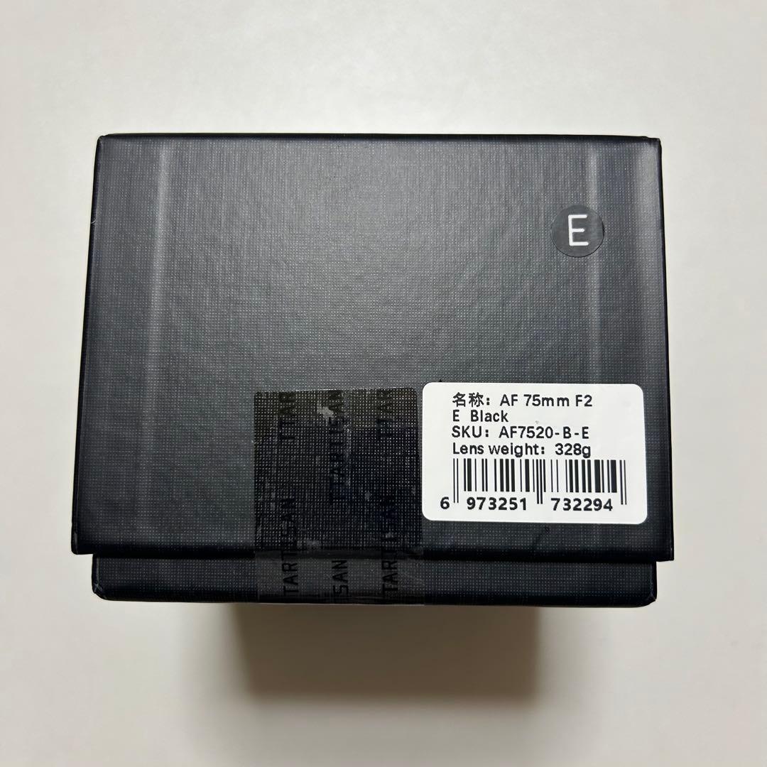【新品】TTARTISAN AF 75mm F2 Eマウントレンズ