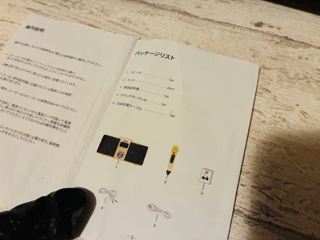 ★【美品】SDRD製 家庭用スピーカー付きカラオケ機器SD-309 サービス品付