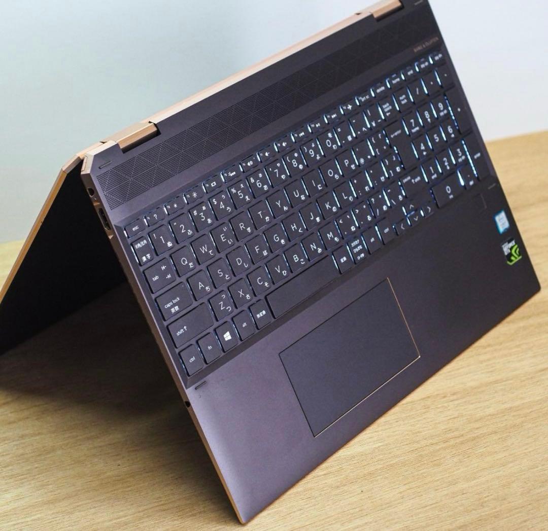 HP Spectre x360、UHD(4K)、GTX 1050 Max-Q