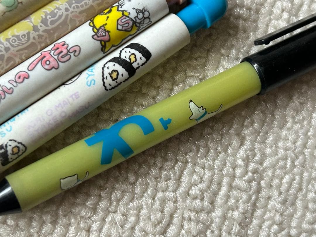 昭和レトロ キャラクター柄シャープペンシルと定規セット