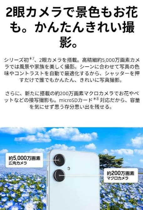 ☆Samsung Galaxy A25 5G 64GB ブルー☆ 新品未使用