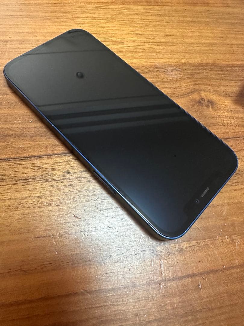Apple iPhone 12 128ギガ　ブルー　全面ガラスコーティング済み