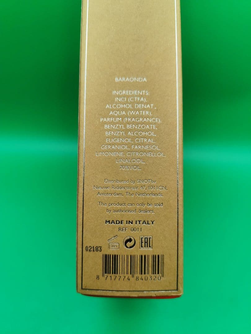 Nasomatto　BARAONDA　ナーゾマット　バラアンダ　香水 30ml
