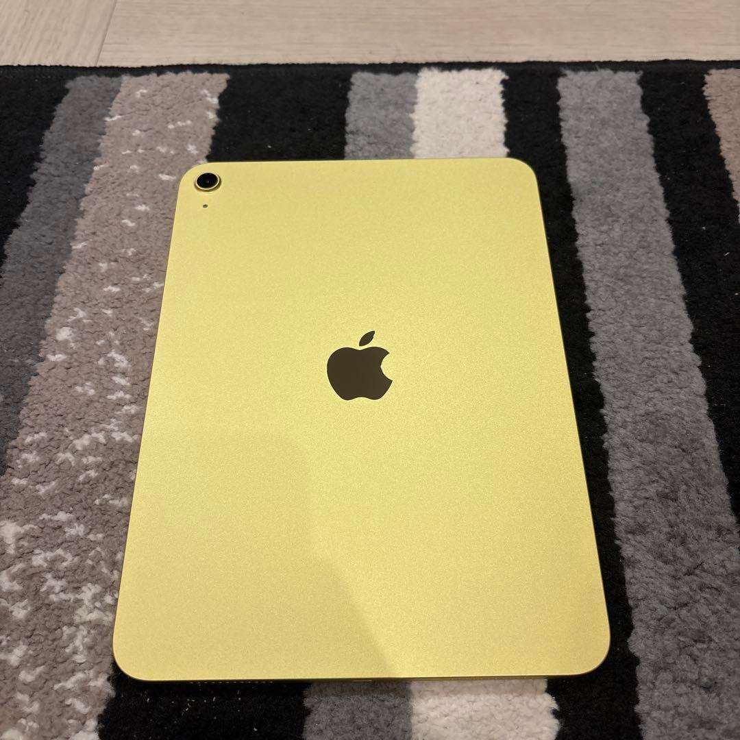 Apple iPad 11世代 本体 イエロー 純正ケース付き