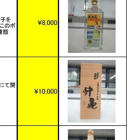 琉球泡盛 久米島の久米仙 「沖縄」43度、720ml、【34 年以上古酒】