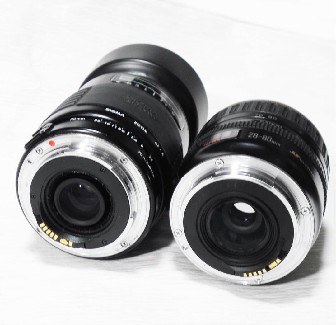 Canon最高峰AF一眼レフカメラ EOS-1レンズ2本付きセット