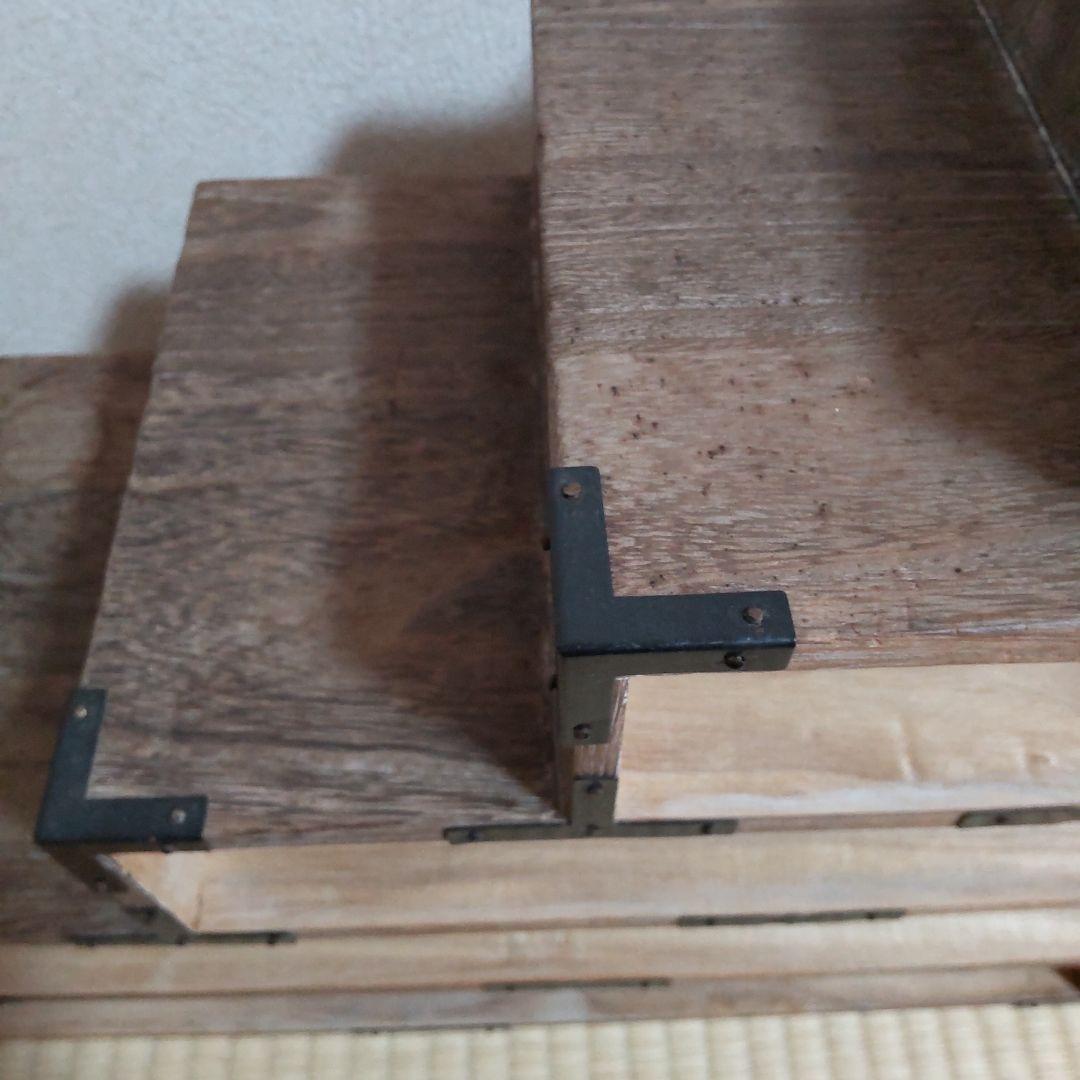 階段型木製箪笥　ミニタンス　アンティーク　レトロ
