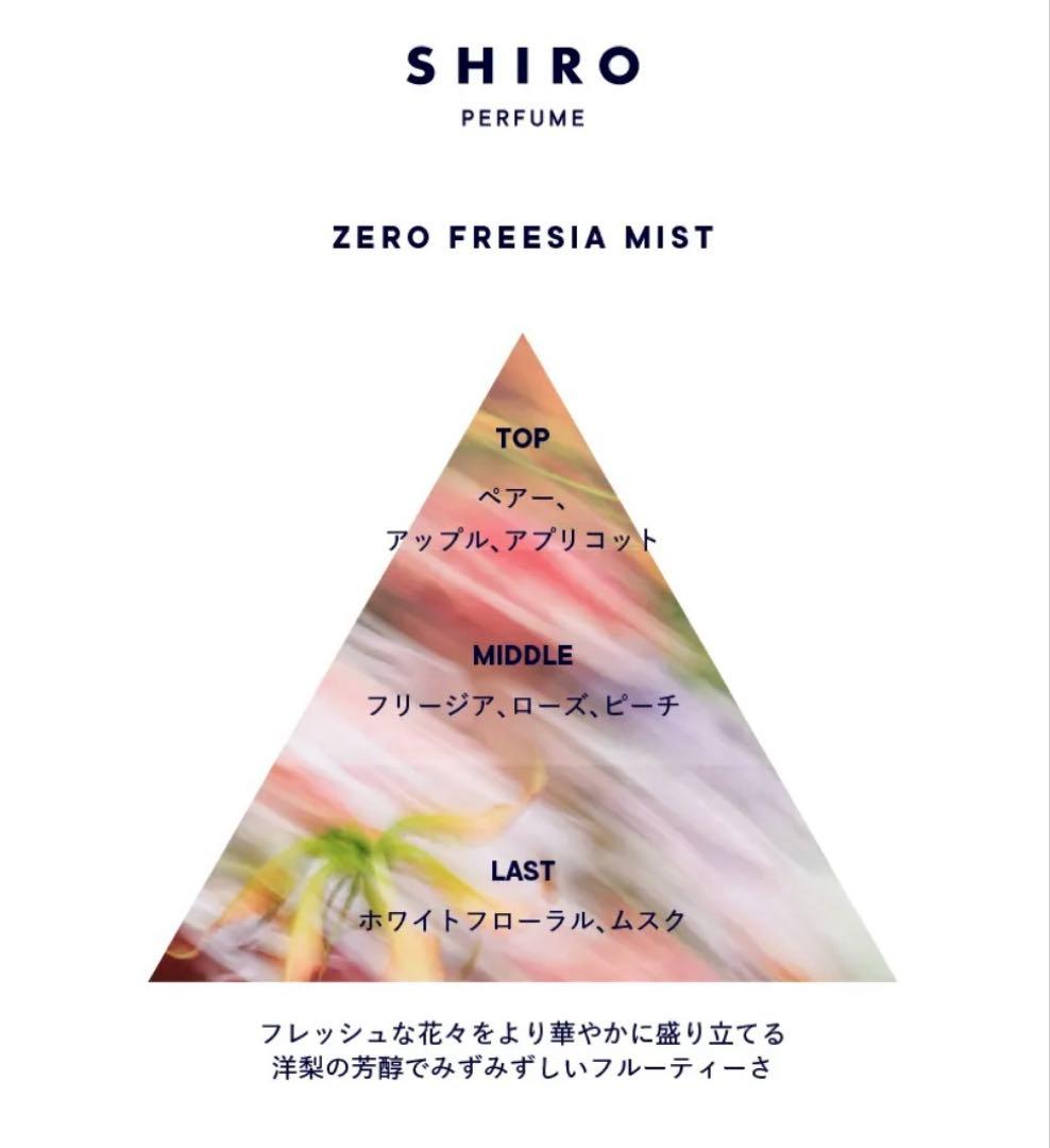 SHIRO ゼロフリージアミスト　オードパルファン