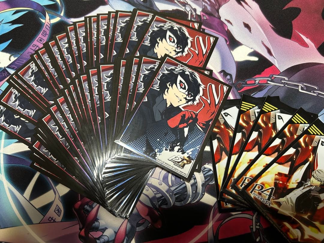 ペルソナ5 ザロイヤル スリーブ JOKER 50枚 開封品 おまけ付き
