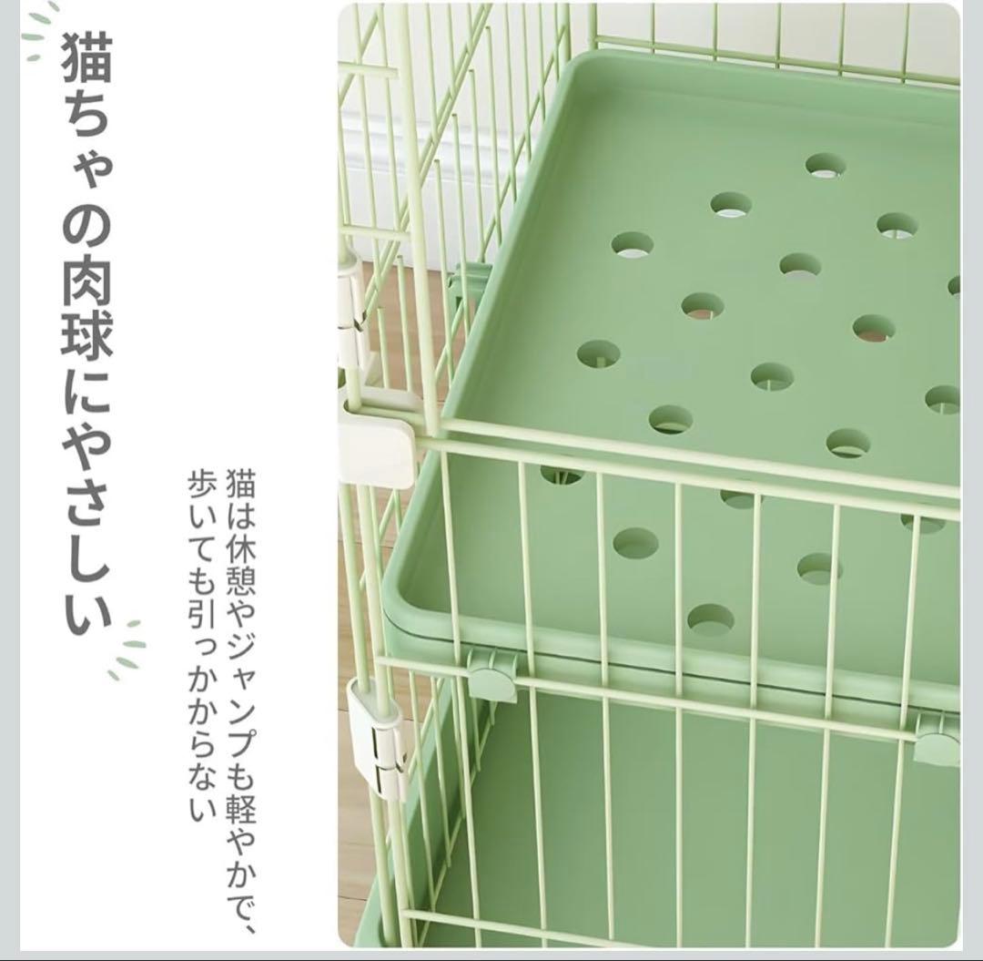 猫ケージ大型 3段　広いスリムケージ　 2~3匹多頭飼い折り畳み式