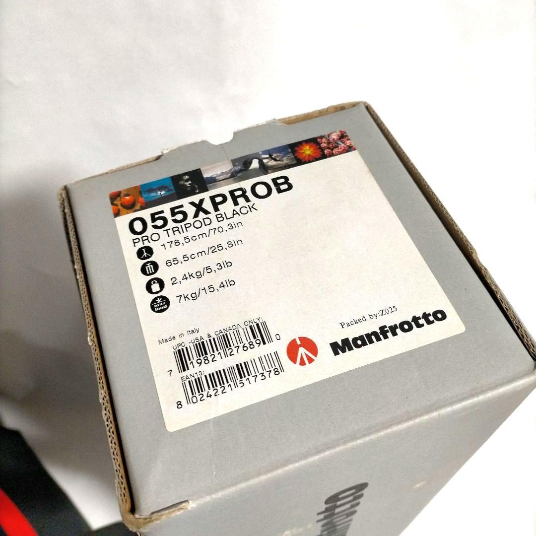 セット販売 数回使用 マンフロット 055XproB カメラ三脚＋バッグ 箱あり