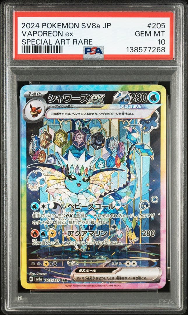 【 PSA10.10連番】ブイズ　SAR テラスタルフェスex ブラッキー