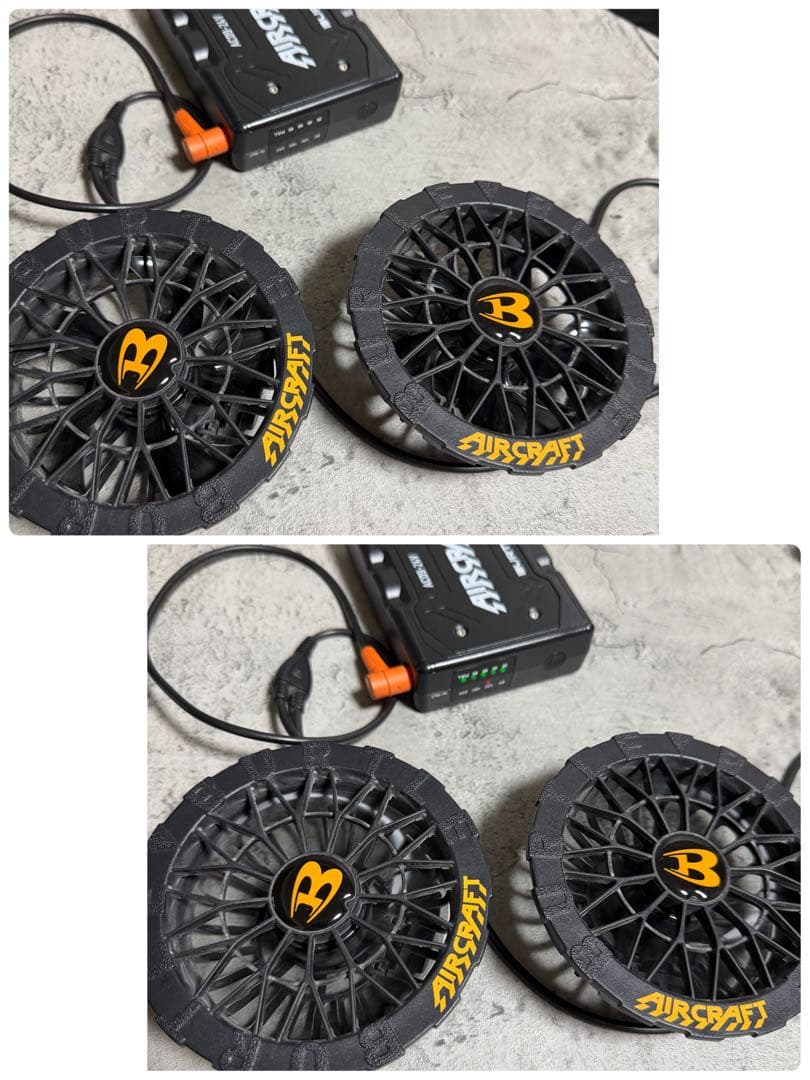 バートル 24V AC09-1 2025 ファン バッテリー ブラック 空調服