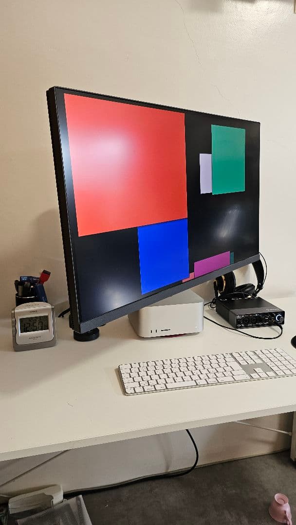 極美品　BenQ PD3205UA エルゴモニター付31.5型