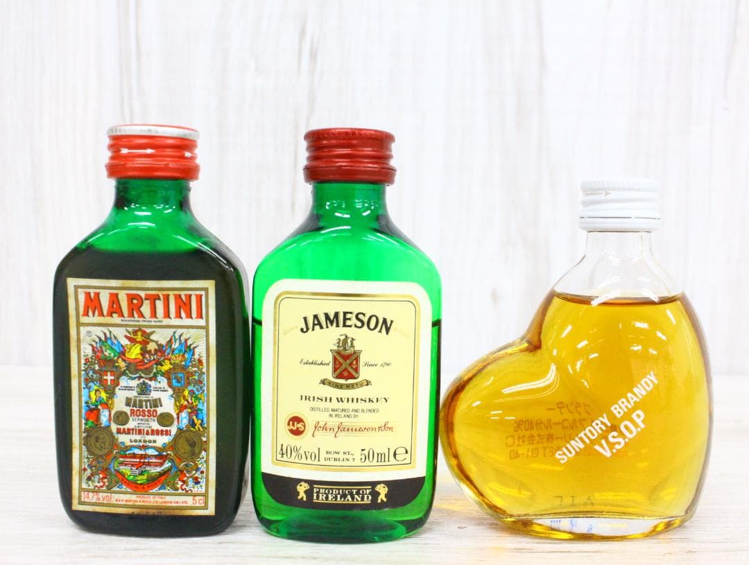 ▲未開栓 お酒ミニボトル 大量まとめ 82本セット ブランデー ウイスキー等