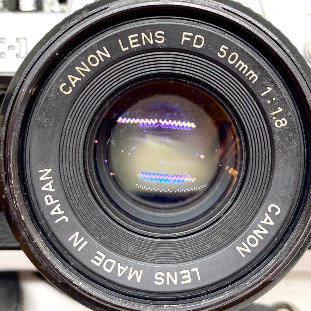 【C6466】Canon AE-1+FD 50mm F1.8 フイルムカメラ