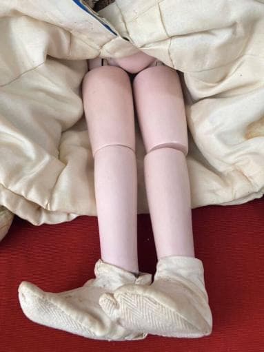 市松人形の最高峰 永徳斎の三つ折れです。男の子です