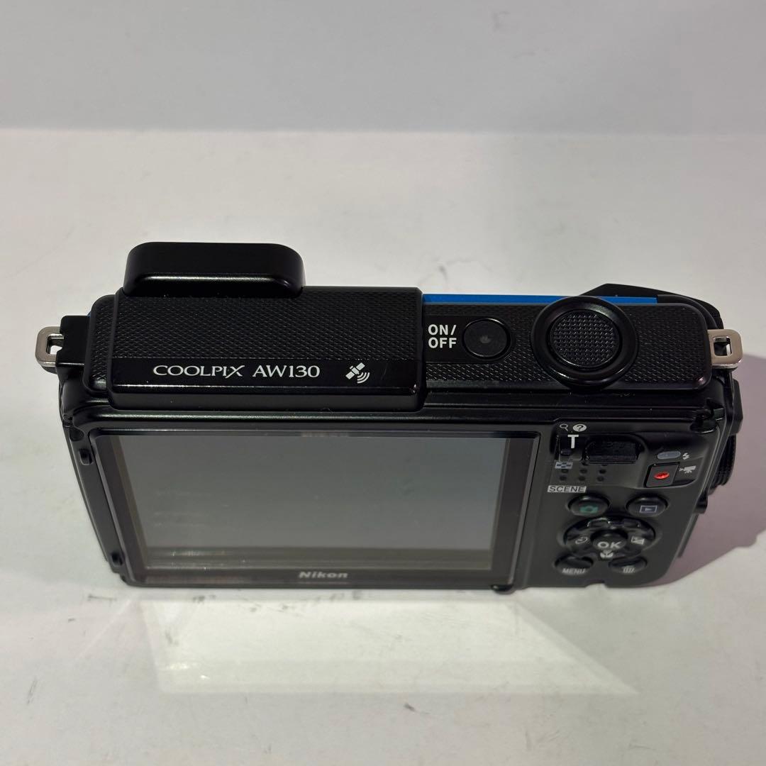 Nikon ニコン COOLPIX AW130 ブルー バッテリー 充電器付き