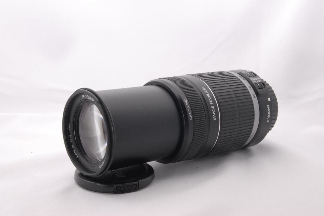 【望遠】Canon EF-S 55-250mm IS 望遠レンズ カメラ 入学式
