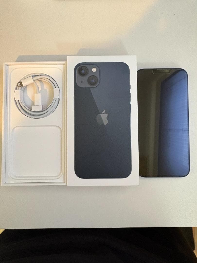 iPhone 13 ミッドナイト 128GB SIMフリー 美品 箱付