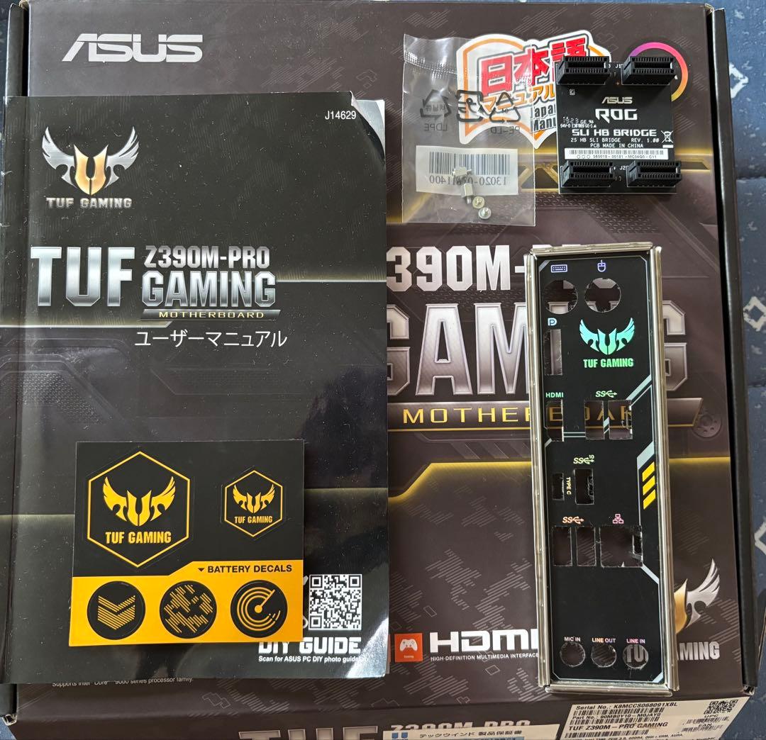 ASUS TUF GAMING Z390M-PRO マザーボード