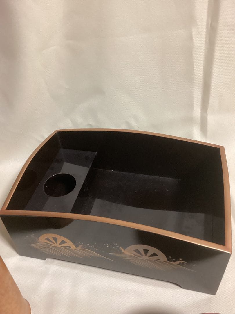古美術煙草盆　漆器蒔絵煙草盆　茶道具　良品