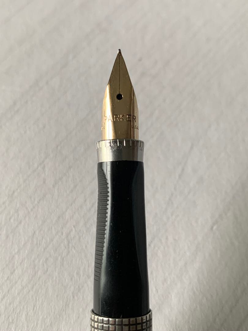 PARKER パーカー 75 万年筆 初期型 スターリングシルバー 14Kニブ