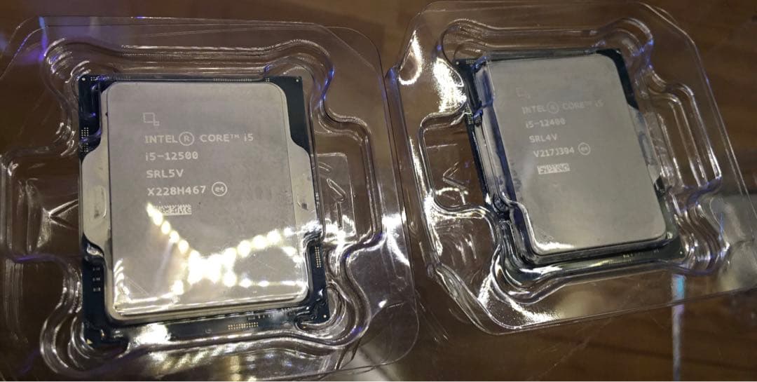 Intel Core i5-12500/i5-12400 動作品本体のみセット