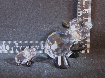 よっしーさん専用 SWAROVSKI パンダ親子セット