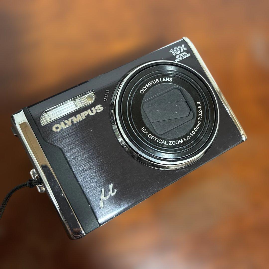 【美品】OLYMPUS μ-9000 希少な純正SDアダプタ付き、microSD