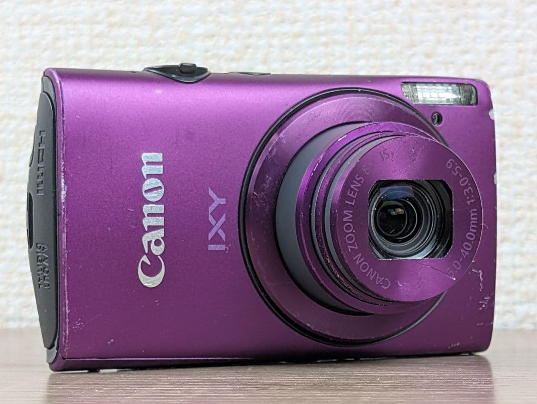 【やや難アリ】Canon キャノン IXY 600F パープル デジタルカメラ