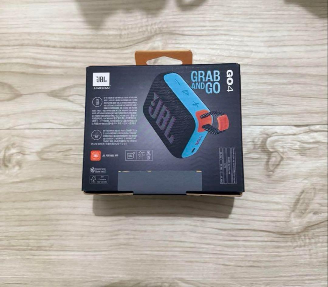 新品未開封　JBL GO4 ポータブル　ワイヤレススピーカー　防水　青
