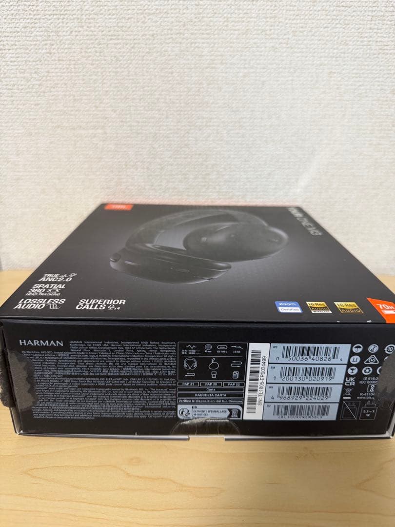 【極美品】JBL Tour One M3 ワイヤレスヘッドホン黒＊お値下げ不可❌