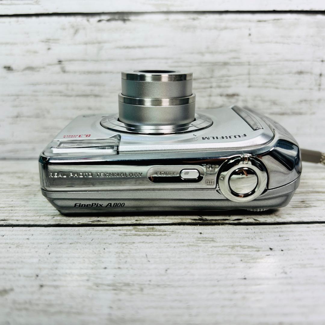 【動作良好】富士フイルム デジタルカメラ FinePix A800 シルバー