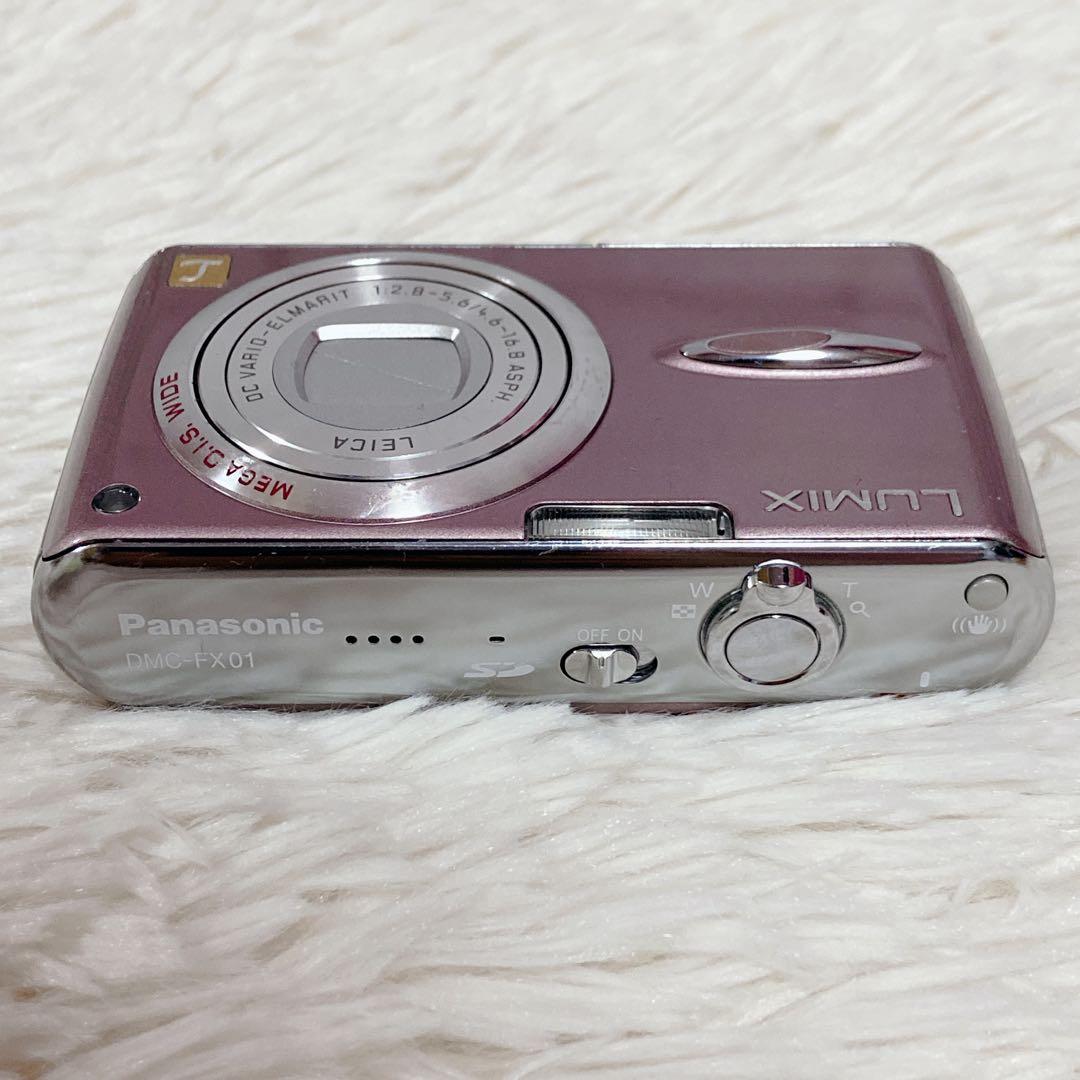 【極美品】 Panasonic DMC-FX01 デジタルカメラ ピンク