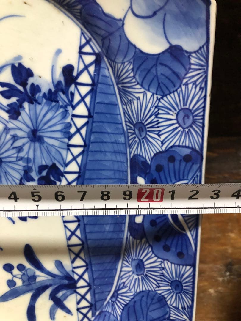 時代磁器　花　蝶